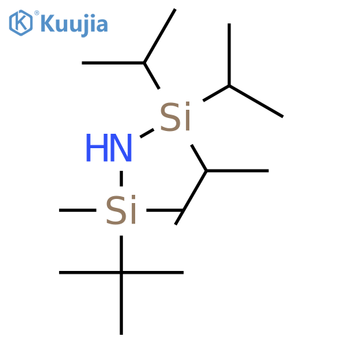 Silanamine, N-[(1,1-dimethylethyl)dimethylsilyl]-1,1,1-tris(1-methylethyl)- structure