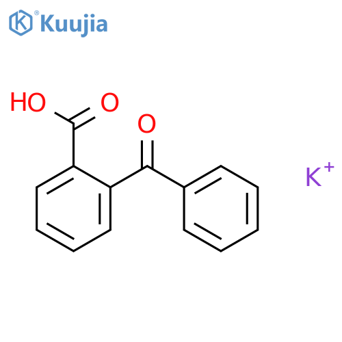 Benzoicacid, 2-benzoyl-, potassium salt (1:1) structure