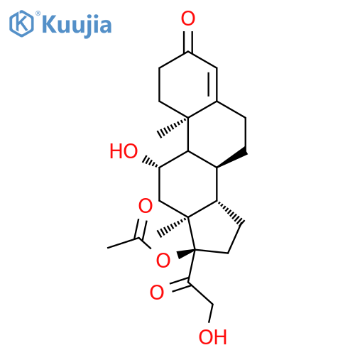 Hydrocortisone 17-Acetate structure