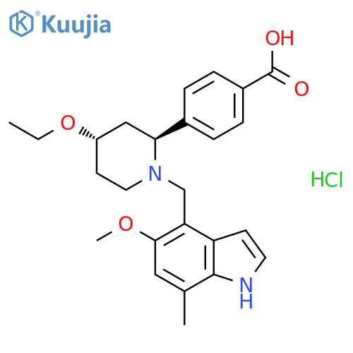 Iptacopan hydrochloride structure