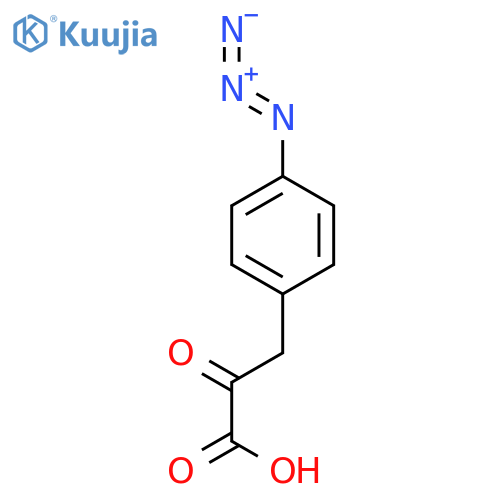 Benzenepropanoic acid, 4-azido-α-oxo- structure