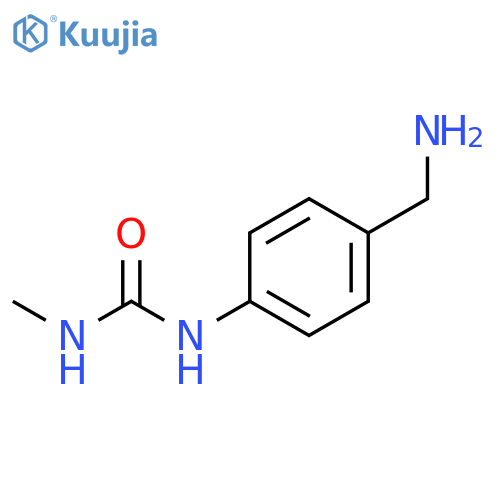 Urea, N-[4-(aminomethyl)phenyl]-N'-methyl- structure