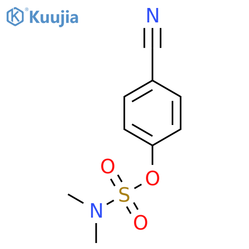 4-Cyanophenyl dimethylsulfamate structure