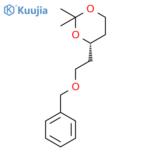 (4S)-4-[2-(Benzyloxy)ethyl]-2,2-dimethyl-1,3-dioxane structure