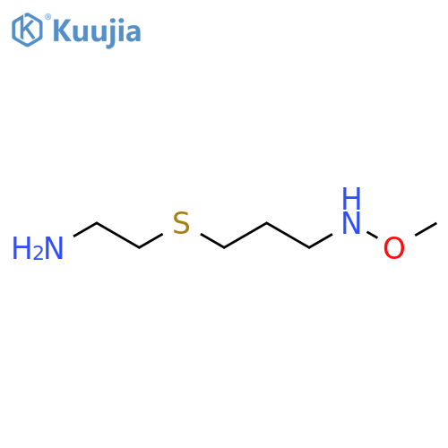 2-((3-(Methoxyamino)propyl)thio)ethanamine structure
