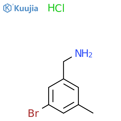 (3-Bromo-5-methylphenyl)methanamine hydrochloride structure
