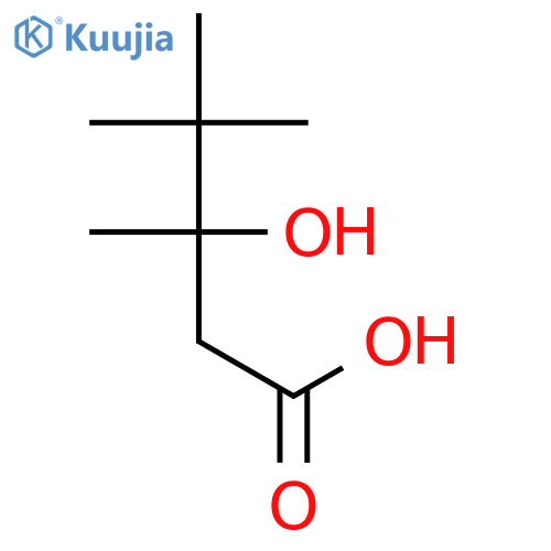 Pentanoic acid,3-hydroxy-3,4,4-trimethyl- structure