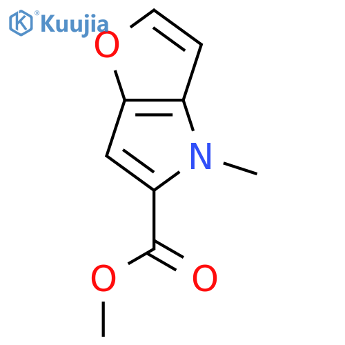 methyl 4-methyl-4h-furo[3,2-b]pyrrole-5-carboxylate structure