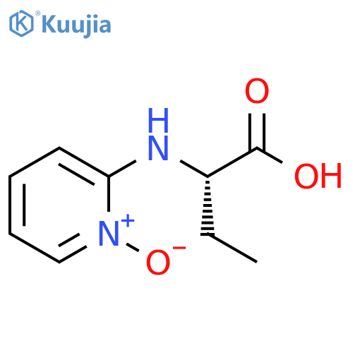 Butanoic acid,2-[(1-oxido-2-pyridinyl)amino]-, (S)- (9CI) structure
