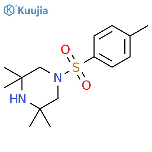 Piperazine, 3,3,5,5-tetramethyl-1-[(4-methylphenyl)sulfonyl]- structure