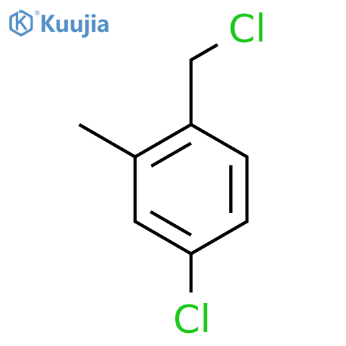 4-Chloro-1-(chloromethyl)-2-methyl-benzene structure