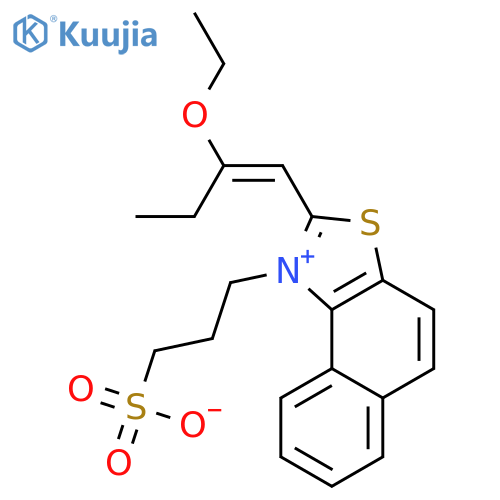 Naphtho[1,2-d]thiazolium,2-(2-ethoxy-1-buten-1-yl)-1-(3-sulfopropyl)-, inner salt structure