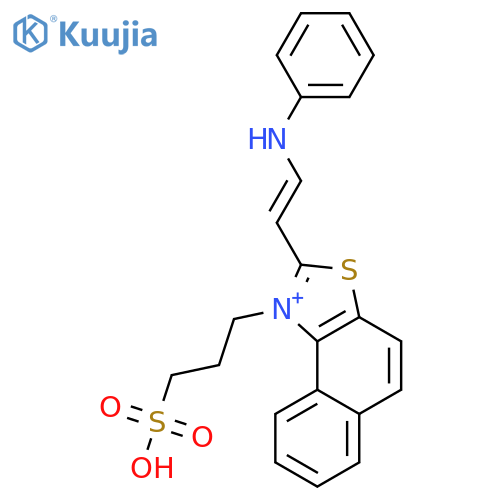 Naphtho[1,2-d]thiazolium,2-[2-(phenylamino)ethenyl]-1-(3-sulfopropyl)-, inner salt structure