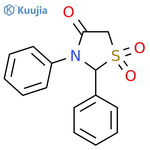 2,3-Diphenyl-1,3-thiazolidin-4-one 1,1-dioxide structure