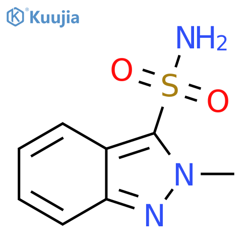 2-methyl-2H-indazole-3-sulfonamide structure