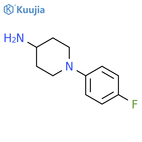 1-(4-Fluorophenyl)-4-piperidinamine acetate structure