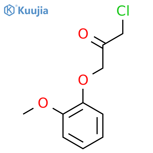 1-Chloro-3-(2-methoxyphenoxy)propan-2-one structure