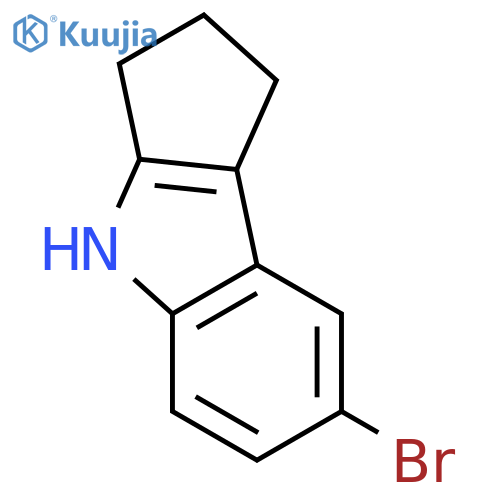 7-Bromo-1,2,3,4-tetrahydrocyclopentaBindole structure