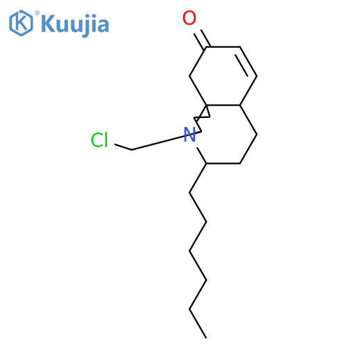 Cylindricine C; (-)-form, 7-Deoxo, 10-oxo, 8,9-didehydro, 1'-deoxy, 1'-chloro structure