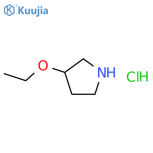 (3S)-3-ethoxypyrrolidine hydrochloride structure