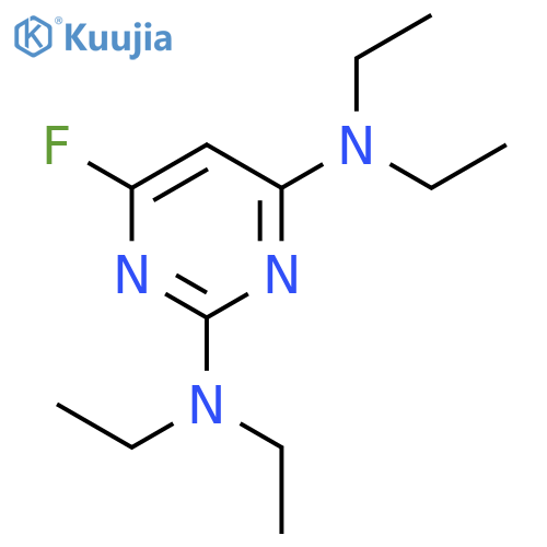 N2,N2,N4,N4-Tetraethyl-6-fluoropyrimidine-2,4-diamine structure