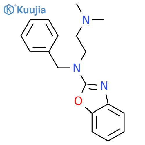 1,2-Ethanediamine,N1-2-benzoxazolyl-N2,N2-dimethyl-N1-(phenylmethyl)- structure
