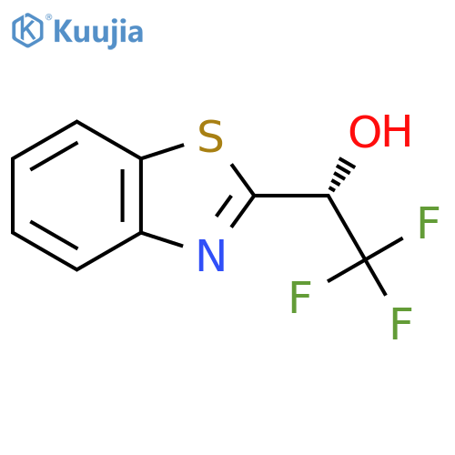 (1R)-1-(1,3-benzothiazol-2-yl)-2,2,2-trifluoroethan-1-ol structure
