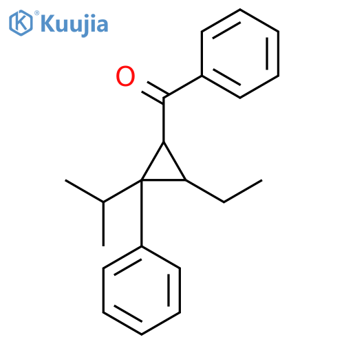 Methanone, [(1R,2S,3S)-3-ethyl-2-(1-methylethyl)-2-phenylcyclopropyl]phenyl-, rel- structure