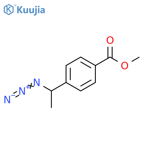 Methyl 4-(1-azidoethyl)benzoate structure