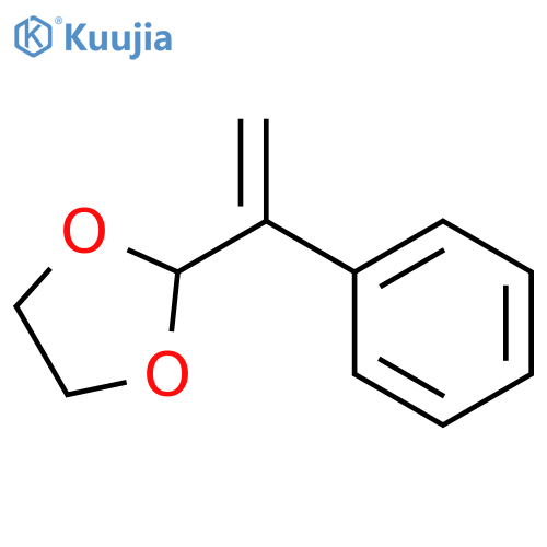 1,3-Dioxolane, 2-(1-phenylethenyl)- structure
