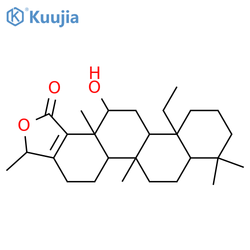 12-Hydroxy-22,24-dimethyl-17-scalaren-25,24-olide; (12β,24β)-form structure