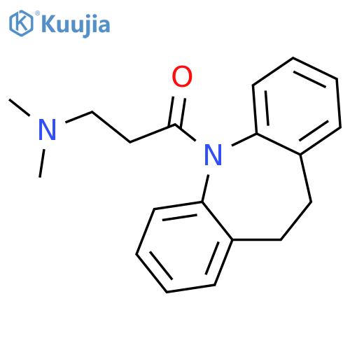 1-Propanone,1-(10,11-dihydro-5H-dibenz[b,f]azepin-5-yl)-3-(dimethylamino)- structure