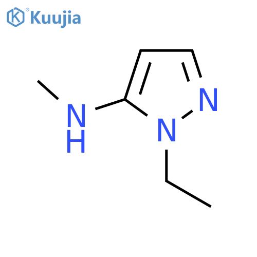 1-ethyl-N-methyl-1H-pyrazol-5-amine structure