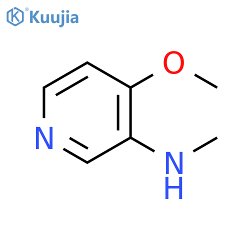 3-Pyridinamine, 4-methoxy-N-methyl- structure