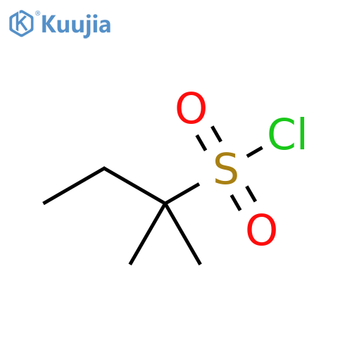 2-methylbutane-2-sulfonyl chloride structure