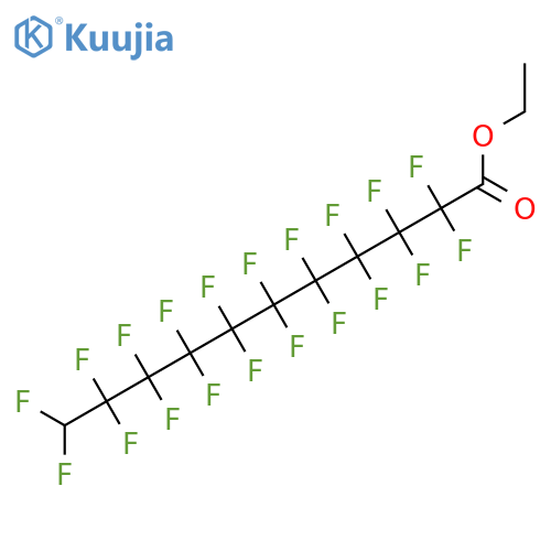 Undecanoic acid,2,2,3,3,4,4,5,5,6,6,7,7,8,8,9,9,10,10,11,11-eicosafluoro-, ethyl ester structure