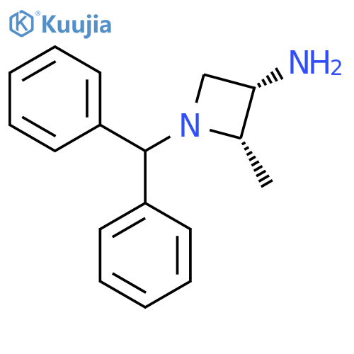 (2S,3S)-1-Benzhydryl-2-methyl-azetidin-3-amine structure