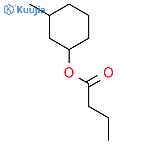 Butanoic acid, 3-methylcyclohexyl ester structure