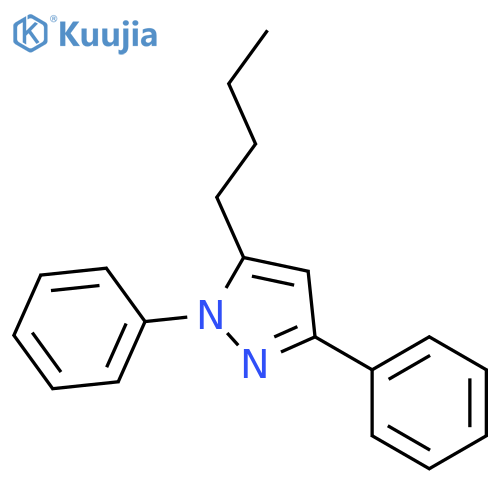 5-Butyl-1,3-diphenyl-1H-pyrazole structure