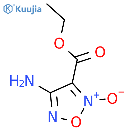 1,2,5-Oxadiazole-3-carboxylicacid, 4-amino-, ethyl ester, 2-oxide structure