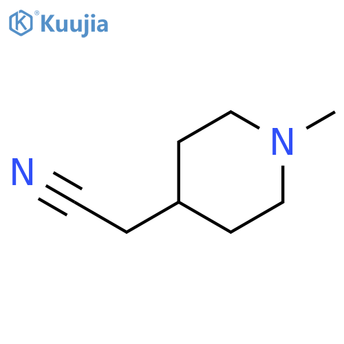2-(1-methyl-4-piperidyl)acetonitrile structure