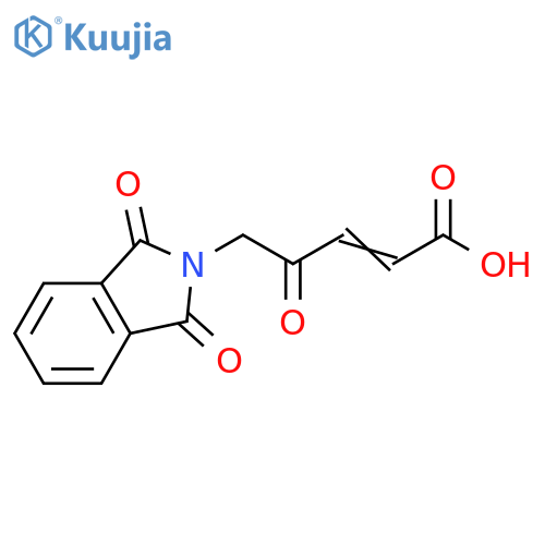 2-Pentenoic acid, 5-(1,3-dihydro-1,3-dioxo-2H-isoindol-2-yl)-4-oxo- structure