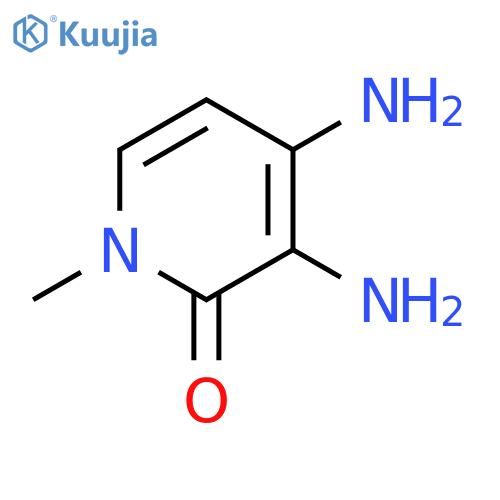 3,4-diamino-1-methyl-1,2-dihydropyridin-2-one structure