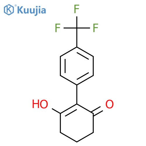 2-Cyclohexen-1-one, 3-hydroxy-2-[4-(trifluoromethyl)phenyl]- structure