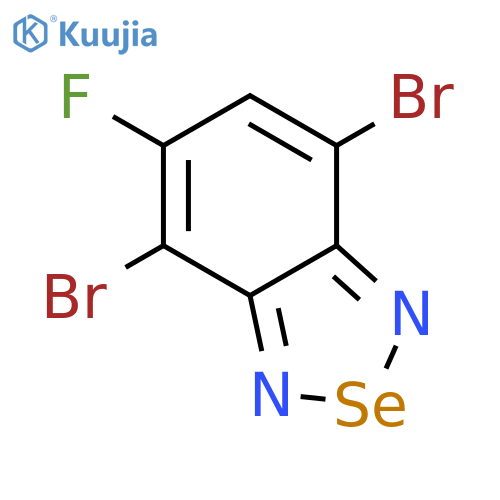 2,1,3-Benzoselenadiazole, 4,7-dibromo-5-fluoro- structure