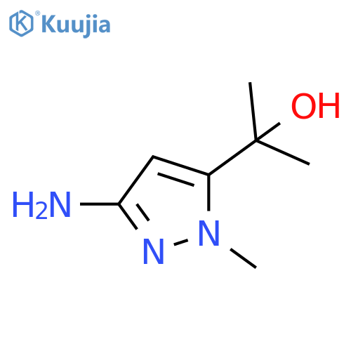 2-(3-amino-1-methyl-1H-pyrazol-5-yl)propan-2-ol structure