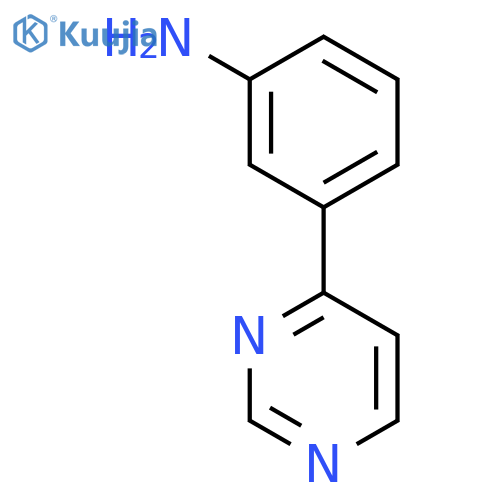 Benzenamine,3-(4-pyrimidinyl)- structure
