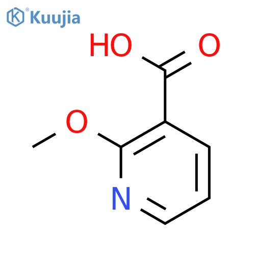 2-methoxypyridine-3-carboxylic acid structure