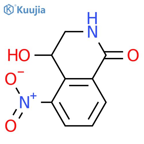 1(2H)-Isoquinolinone, 3,4-dihydro-4-hydroxy-5-nitro- structure