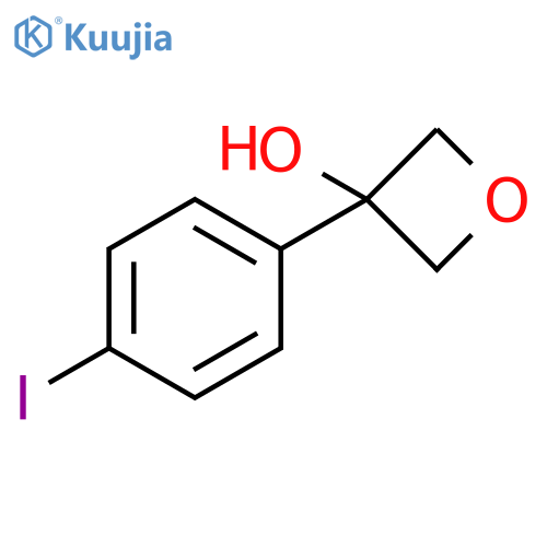 3-(4-iodophenyl)oxetan-3-ol structure